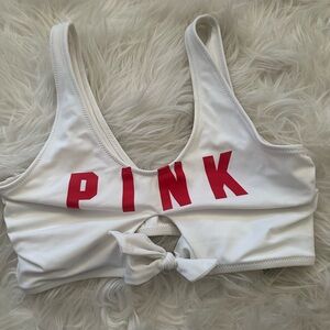 Victoria’s Secret PINK White/Red Size:XS Swimsuit Top
